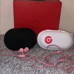 Pink Beats headphones